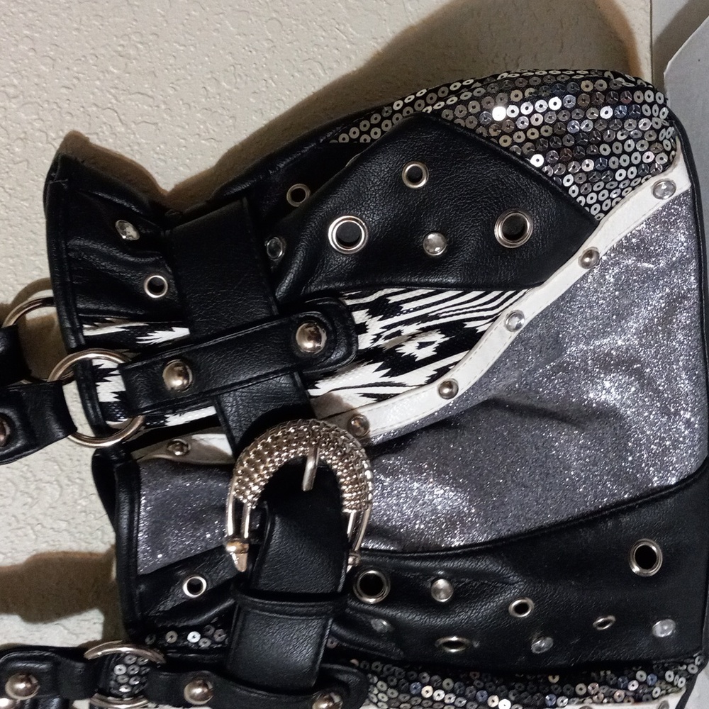 Boutique Shoulder Black Bag Purses - Picture 4 of 6
